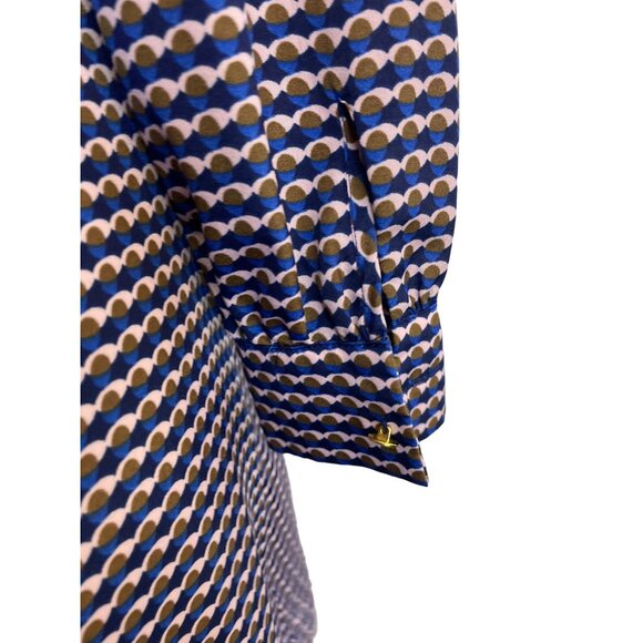 CeCe By Cynthia Steffe Womens Patterned Bow Tie Neck Dress Size 2 - Picture 5 of 8